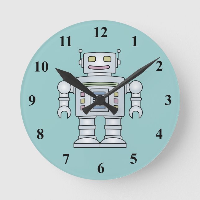 Horloge murale de robot (Recto)