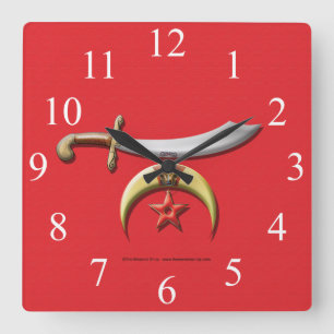 Horloge murale de Shriners