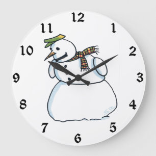 Horloge murale de Snowman
