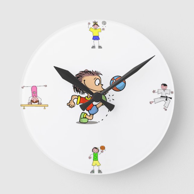 Horloge murale de sports (Recto)