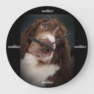 Horloge murale de springer spaniel