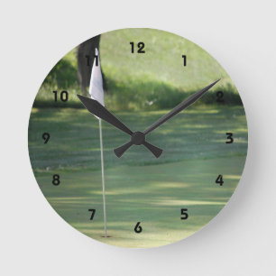 Horloge murale de terrain de golf