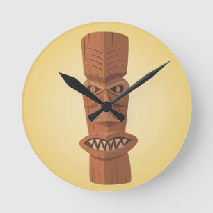 Horloge murale de Tiki