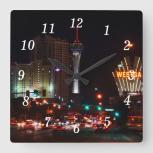 Horloge murale de Vegas Paradis Road
