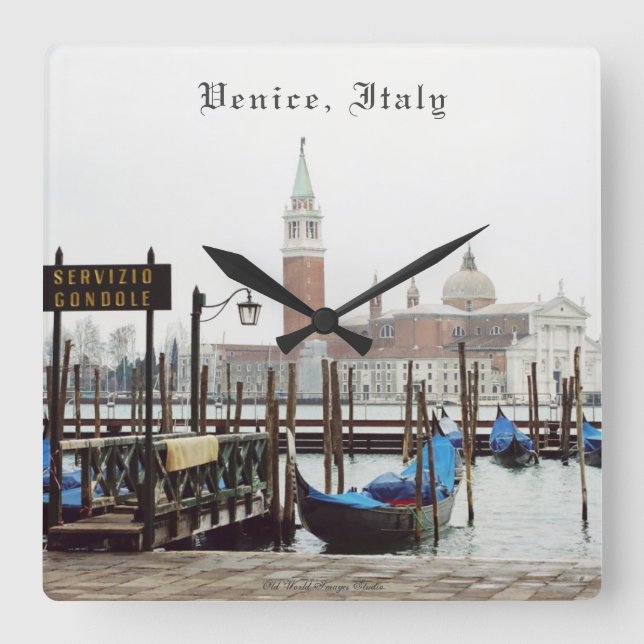 Horloge murale de Venise, Italie (Recto)