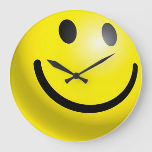 Horloge murale de visage