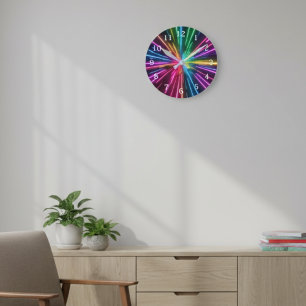 Horloge murale d'éclatement cosmique