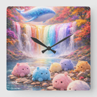 Horloge murale décorative pour enfants avec jolie