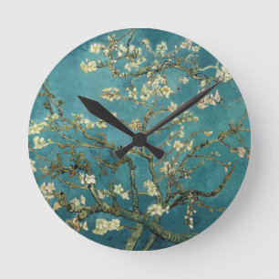 Horloge murale des amandes en fleurs