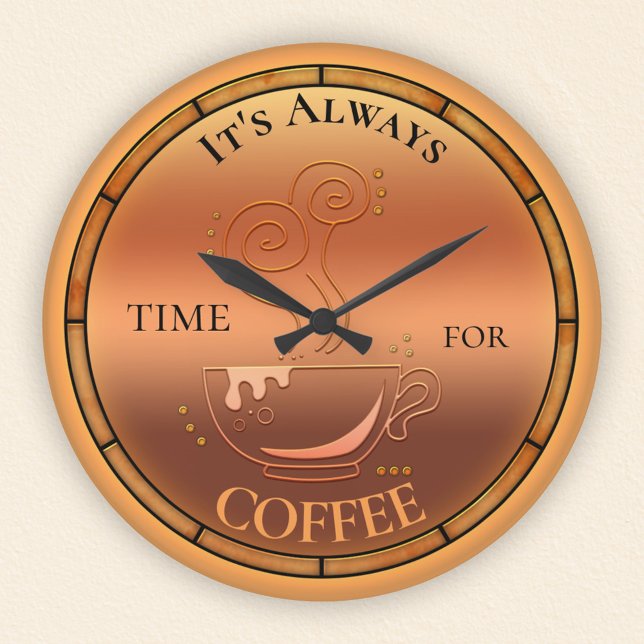Horloge murale des amateurs de café (Créateur téléchargé)