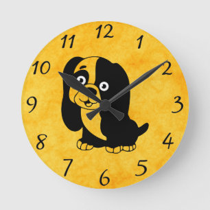Horloge murale des chiots