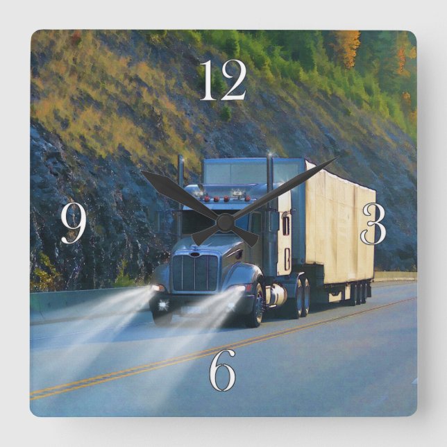Horloge murale des conducteurs de camions de trans (Recto)