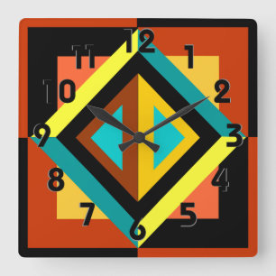 Horloge murale des diamants