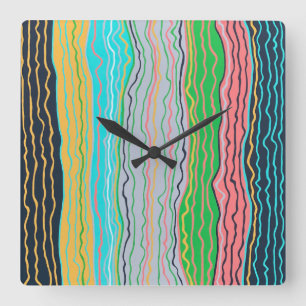 Horloge murale des gribouillages modernes