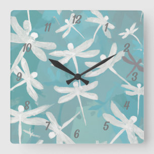 Horloge murale des libellules