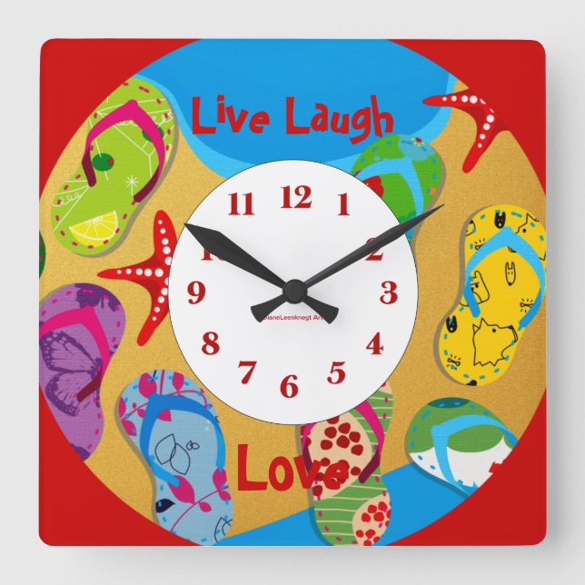 Horloge murale des loisirs d'été (Recto)