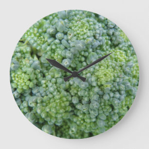 Horloge murale des macros Broccoli