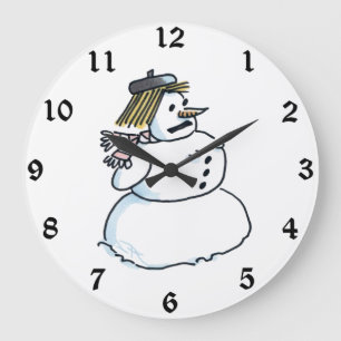 Horloge murale des neiges