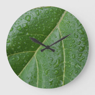 Horloge murale des pluies florales