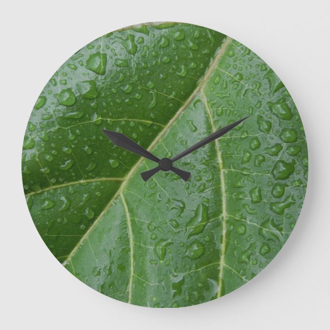 Horloge murale des pluies florales (Recto)