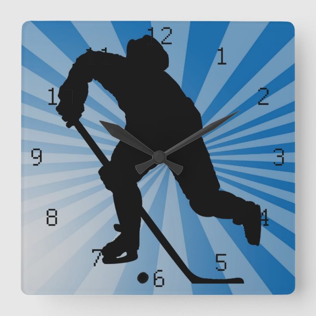 horloge murale d'hockey (Recto)