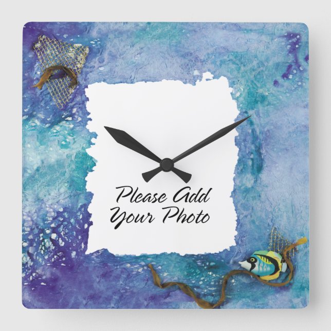 Horloge murale du cadre photo 2 (Recto)