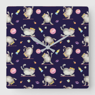 Horloge murale du chat