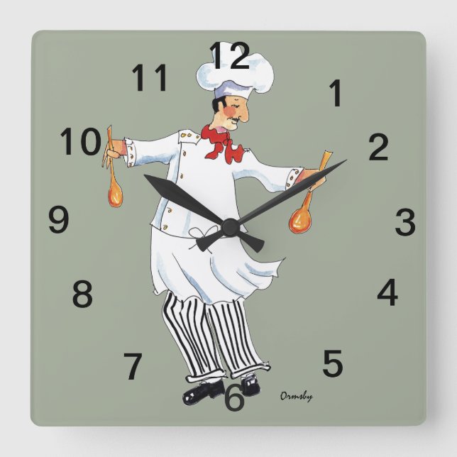 Horloge murale du chef (Recto)