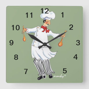Horloge murale du chef