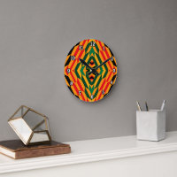Horloge murale du concepteur Kente