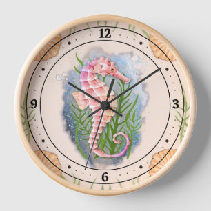 Horloge murale du corail côtier