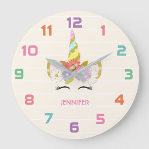 Horloge murale du décorateur de la pépinière Unico