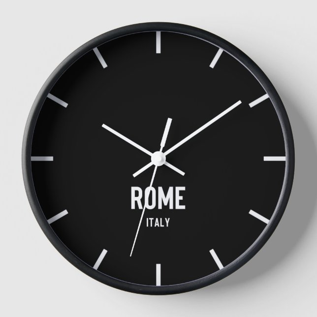Horloge murale du fuseau horaire de Rome (Recto)