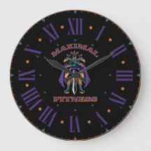 Horloge murale du héros de fitness maximale