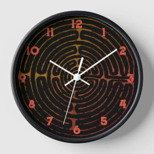 Horloge murale du Labyrinthe grec antique