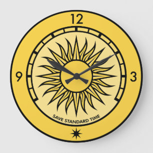 Horloge murale du logo SST