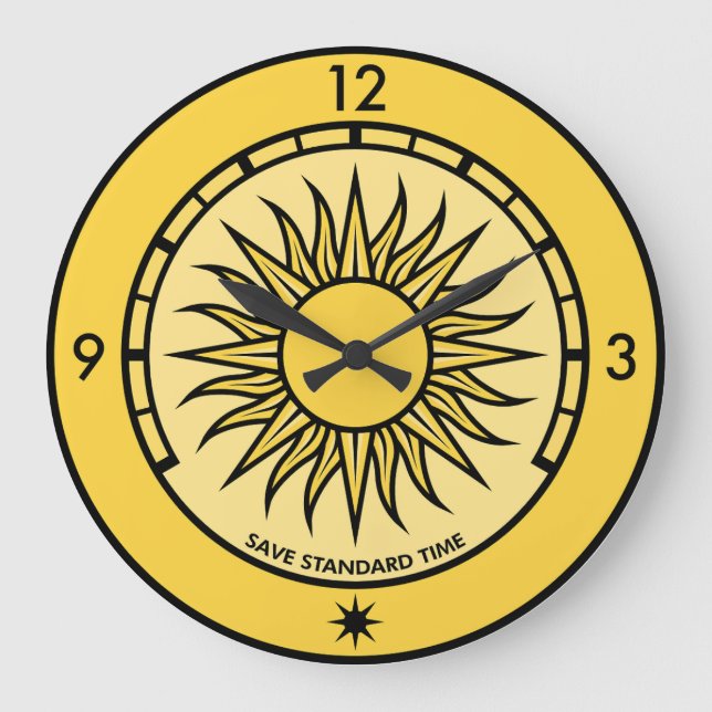 Horloge murale du logo SST (Recto)