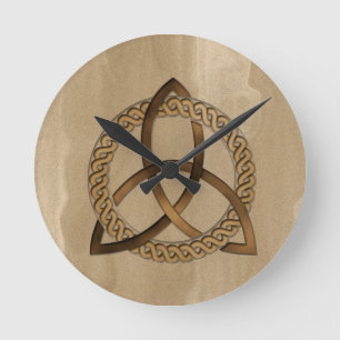 Horloge murale du noeud de trinité Celtique