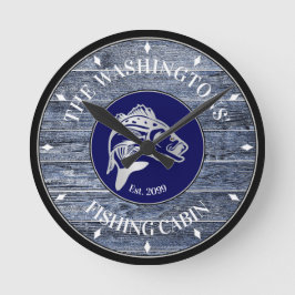 Horloge murale du pêcheur ou du Cabine familial