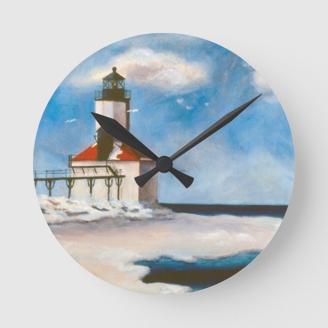 Horloge murale du phare de Michigan City (Recto)