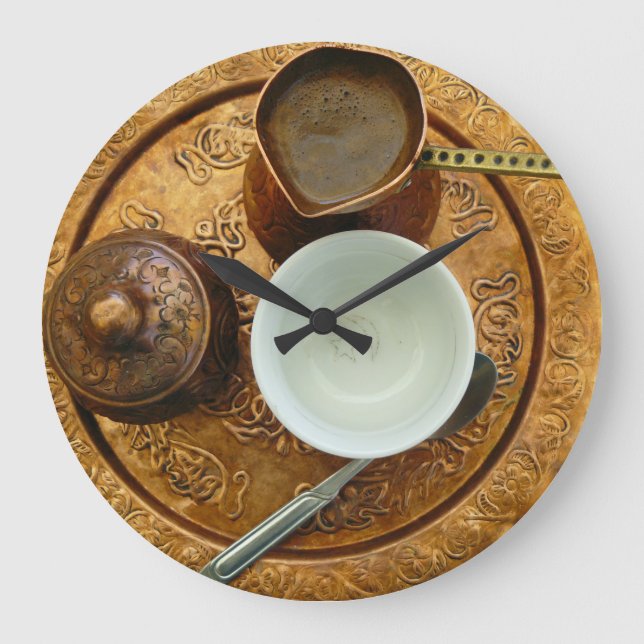 Horloge murale du plateau de café bosniaque (Recto)