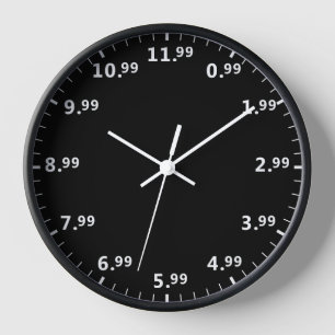 Horloge murale du prix de vente amusant - Horloge 