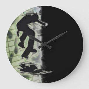 Horloge murale du ski