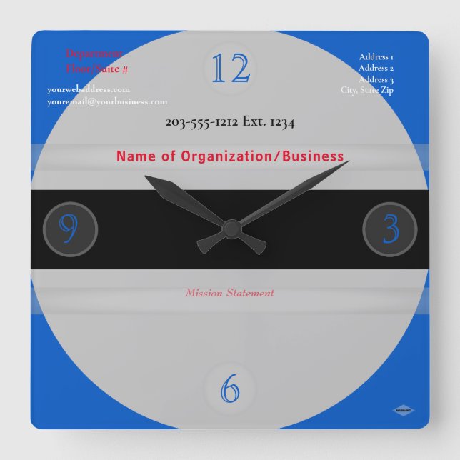 Horloge murale du thème Médicale HAMbyWG (Recto)