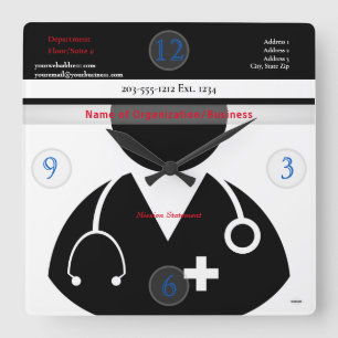 Horloge murale du thème Médicale HAMbyWG