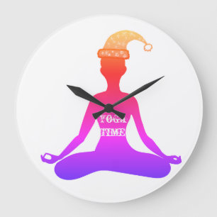 Horloge murale du Yoga