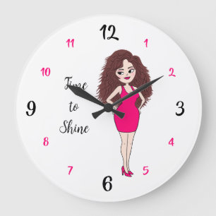 Horloge murale élégante pour femme - Time to Shine