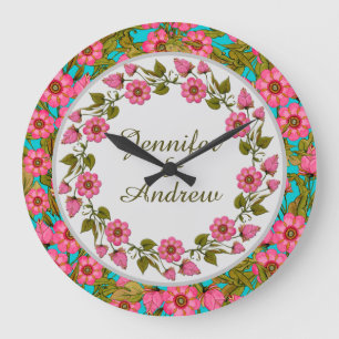 Horloge murale en acrylique