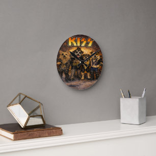Horloge murale en acrylique d'art de compagnie per