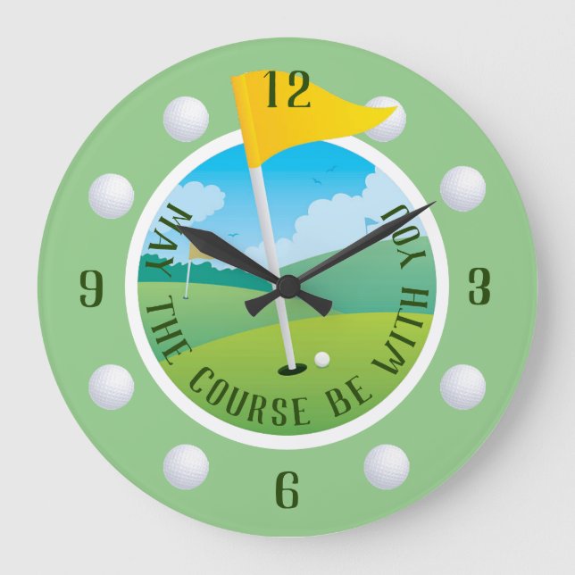 Horloge murale en acrylique Que Le Parcours Soit A (Recto)